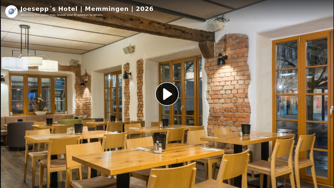 Video Virtueller Rundgang – Joesepp's Hotel Memmingen | 2026, Hotel in Memmingen